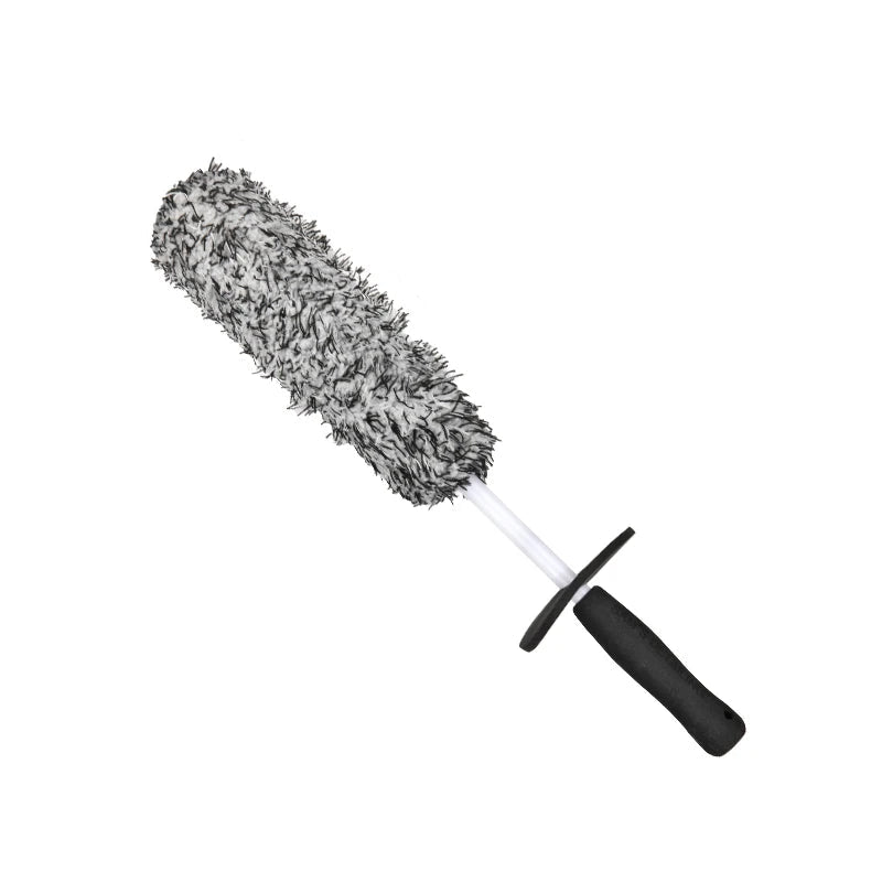 Wheel cleaning brush
